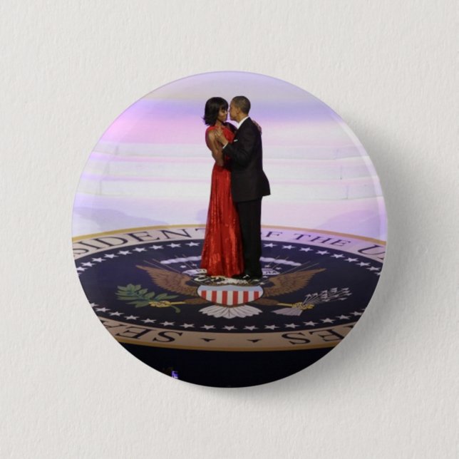 Barack und Michelle Obama Button (Vorderseite)