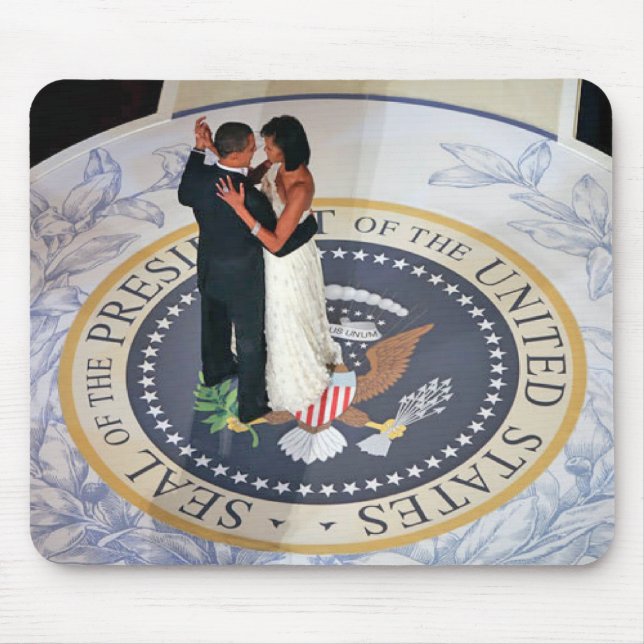 Barack und Michelle Obama, der Eröffnungsball Mousepad (Vorne)
