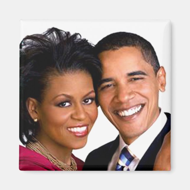 Barack und Michelle Obama Magnet (Vorne)