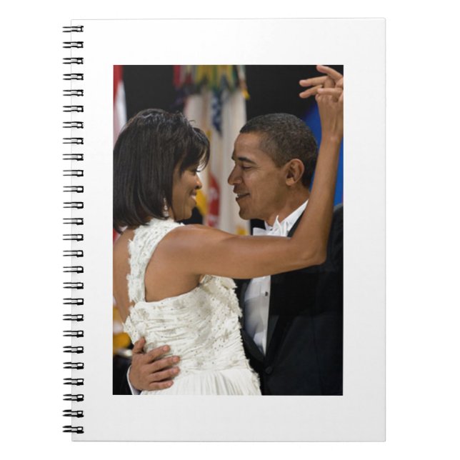 Barack und Michelle Obama Notizblock (Vorderseite)