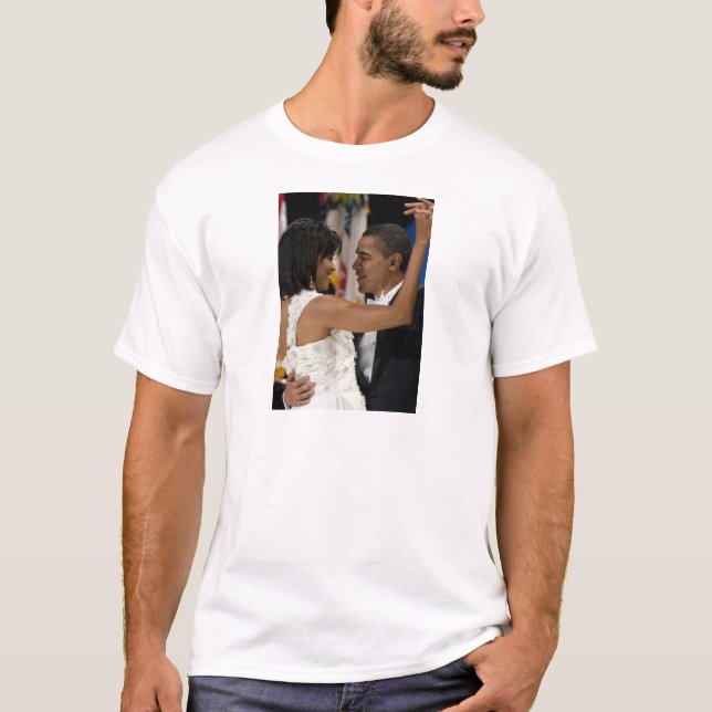 Barack und Michelle Obama T-Shirt (Vorderseite)