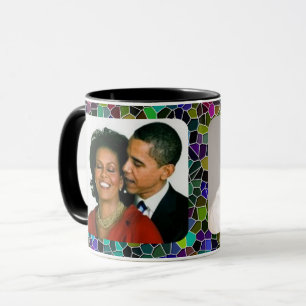 BARACK UND MICHELLE OBAMA TASSE