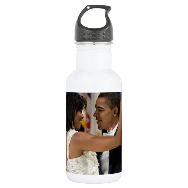 Barack und Michelle Obama Trinkflasche (Vorderseite)