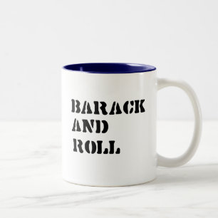 Barack und RollenT - Shirt Zweifarbige Tasse