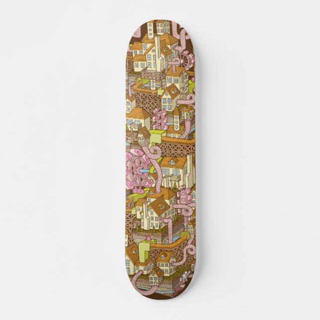 Barackensiedlung Skateboard (Vorne)