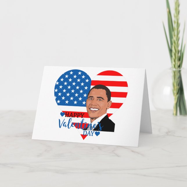 Barackenvalentin Feiertagskarte (Vorderseite)