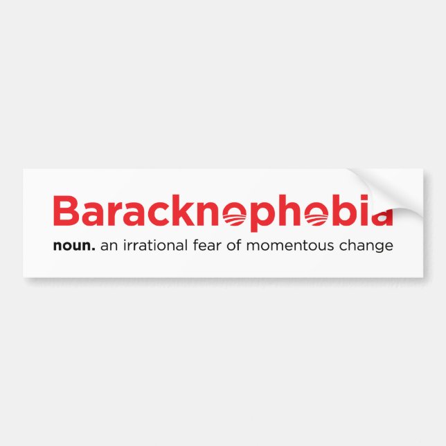 baracknophobia autoaufkleber (Vorne)