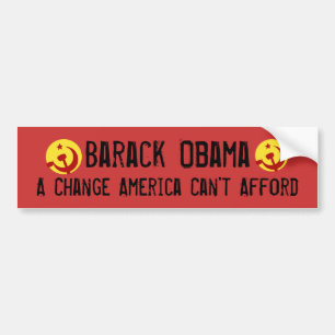 BarackObamaschange, BarackObamaschange, Barack… Autoaufkleber