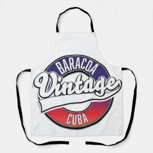 Baracoa-Kuba-Vintages Logo Schürze