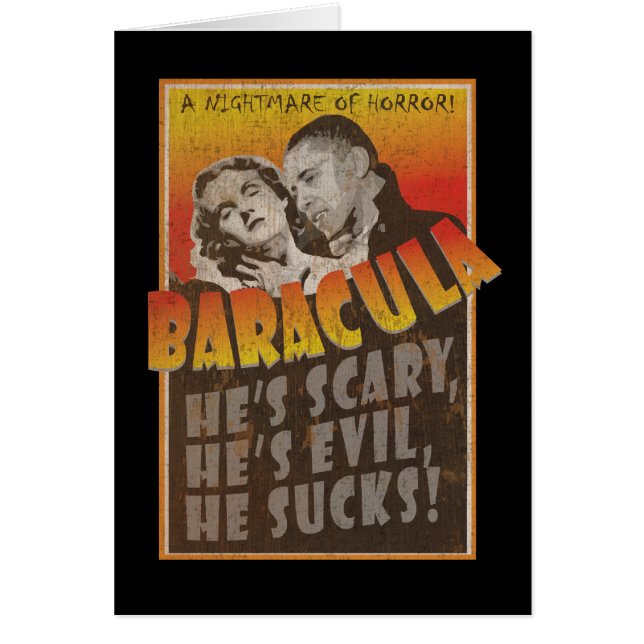 Baracula - Barack Obama Film-Plakat (Vorne)