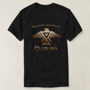 Baraga Michigan Ojibwe Indianer T-Shirt
