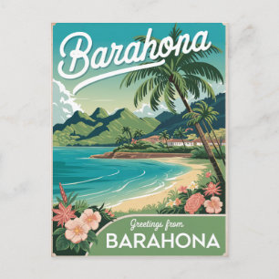 Barahona Dominikanische Republik vintage Postkarte
