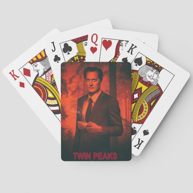 Baraja De Cartas Twin Peaks blood key Spielkarten (Rückseite)