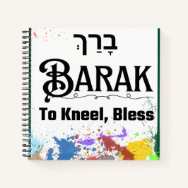 Barak Hebrew Notebook Journal Notizbuch