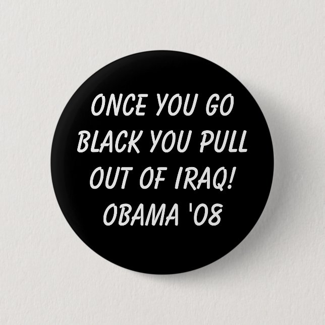 Barak Obama Button (Vorderseite)
