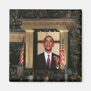 Barak Obama spricht am letzten Abend der Magnet