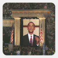 Barak Obama spricht in der letzten Nacht des