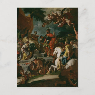 Barak und Deborah Postkarte