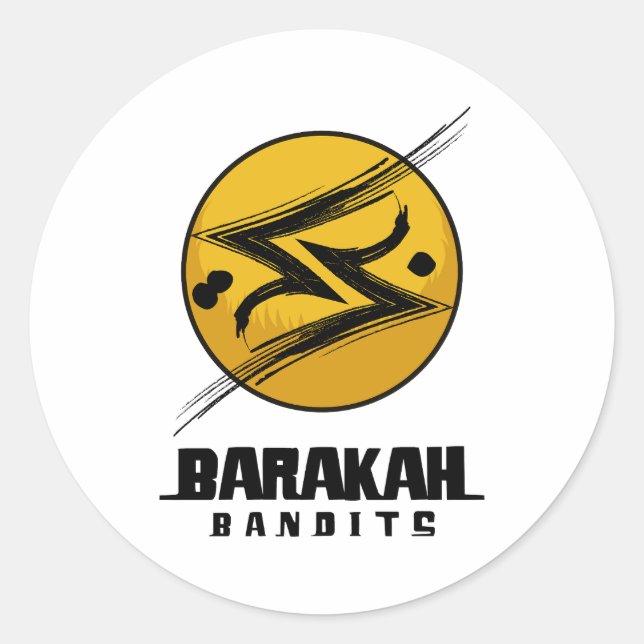 Barakah Bandits™ Round Stickers (Vorderseite)