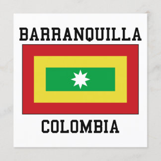 Baranquilla, Kolumbien Einladung