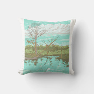 Barataria Reserve New Orleans WPA-Poster Kissen
