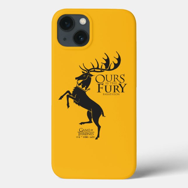 Baratheon Sigil - Ours is the Fury Case-Mate iPhone Hülle (Rückseite)