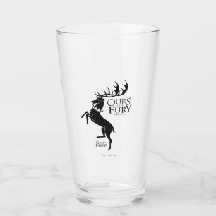 Baratheon Sigil - Ours is the Fury Glas