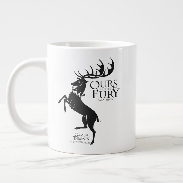 Baratheon Sigil - Uns ist das Fury Jumbo-Tasse (Links)