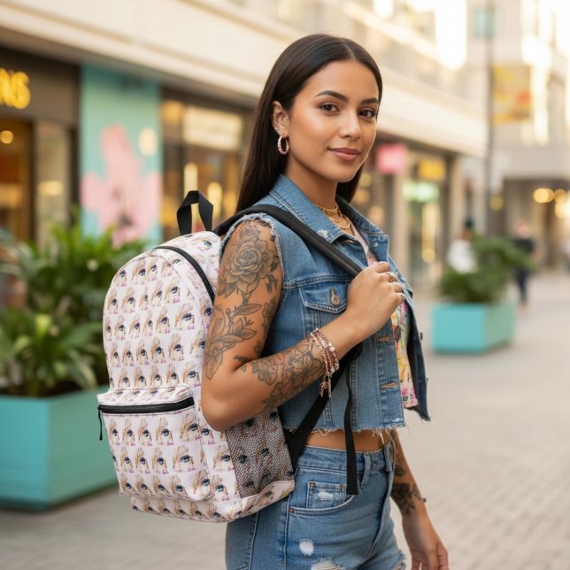 Barb Bedruckter Rucksack (Von Creator hochgeladen)
