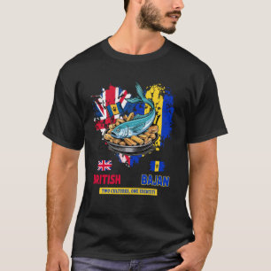 Barbadische britische Flagge Idee für Kinder Barba T-Shirt