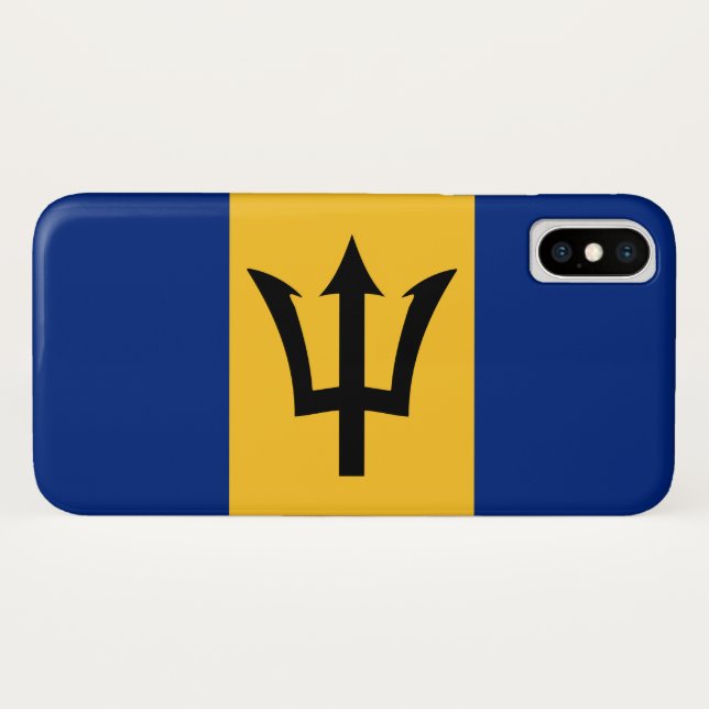 Barbadische Flagge (Barbados) (Bajan) Case-Mate iPhone Hülle (Rückseite (Horizontal))