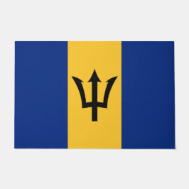 Barbadische Flagge (Barbados) (Bajan) Fußmatte