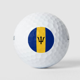 Barbadische Flagge (Barbados) (Bajan) Golfball