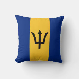 Barbadische Flagge (Barbados) (Bajan) Kissen