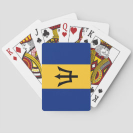 Barbadische Flagge (Barbados) (Bajan) Spielkarten