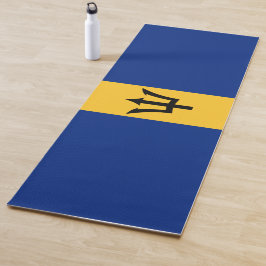 Barbadische Flagge (Barbados) (Bajan) Yogamatte