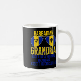 Barbadische Oma Barbados-Flagge Sonnenbrille Mutte Kaffeetasse