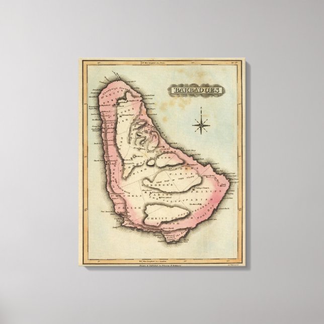 Barbados 2 leinwanddruck (Vorderseite)