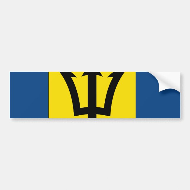 Barbados Autoaufkleber (Vorne)