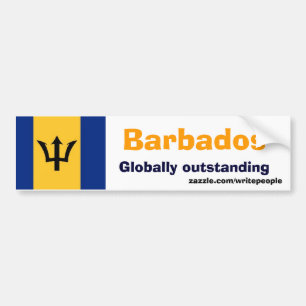 Barbados Autoaufkleber