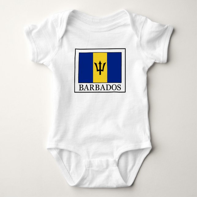 Barbados Baby Strampler (Vorderseite)