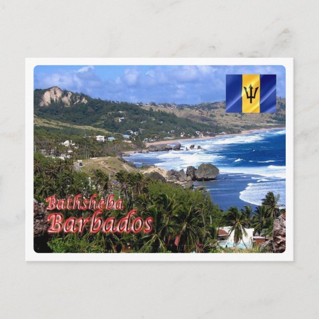 Barbados - Bathsheba - Postkarte (Vorderseite)