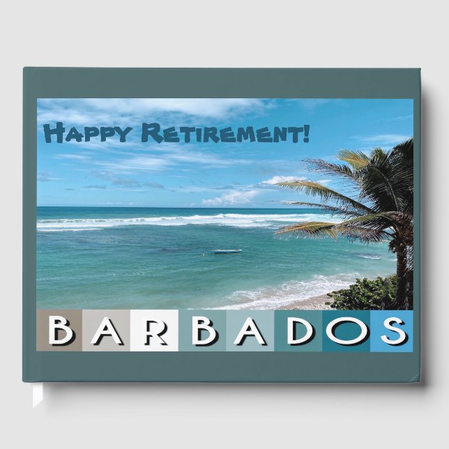 Barbados Beach Gästebuch (Vorderseite)