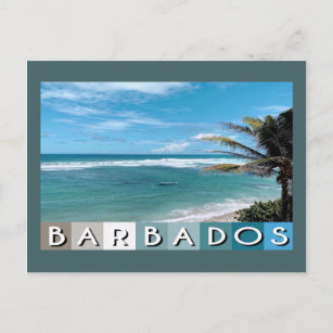 Barbados Beach Postkarte