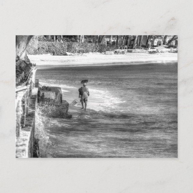 Barbados Beach Trader Postkarte (Vorderseite)