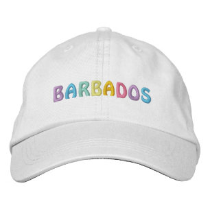 BARBADOS BESTICKTE KAPPE