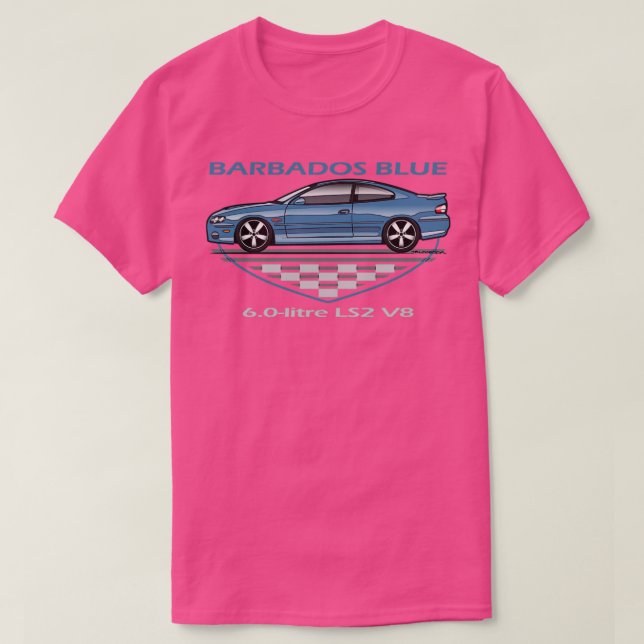 Barbados Blue T-Shirt (Design vorne)