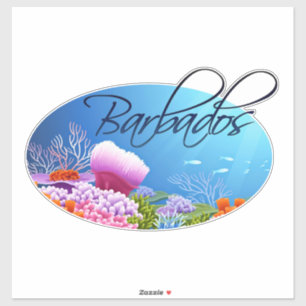 Barbados decal aufkleber