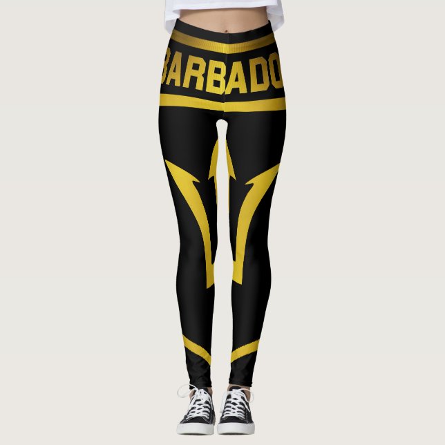 Barbados-Emblem Leggings (Vorderseite)