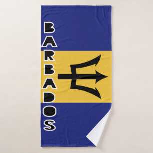 Barbados Flag Badehandtuch